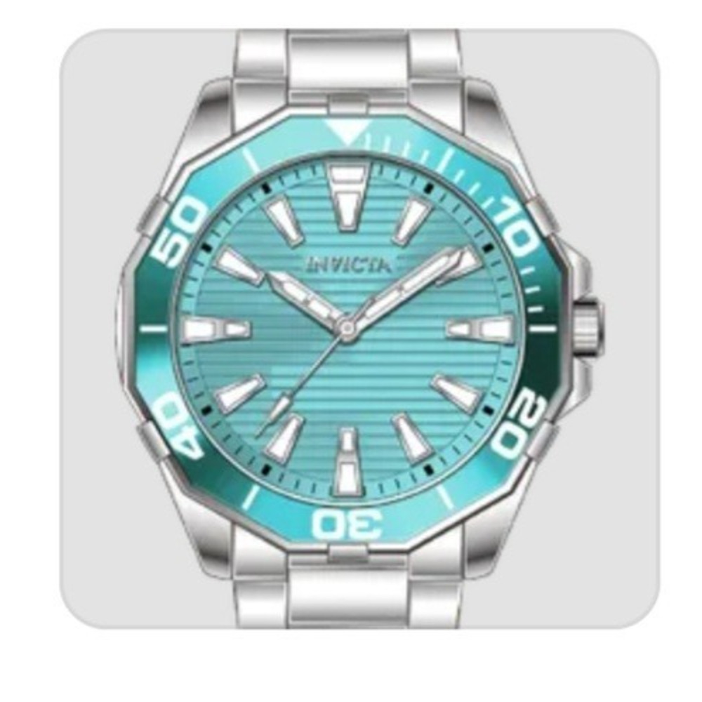 🔥79014🔥 Invicta Men’s Diver Meridian, 46mm, Turquoise Bezel